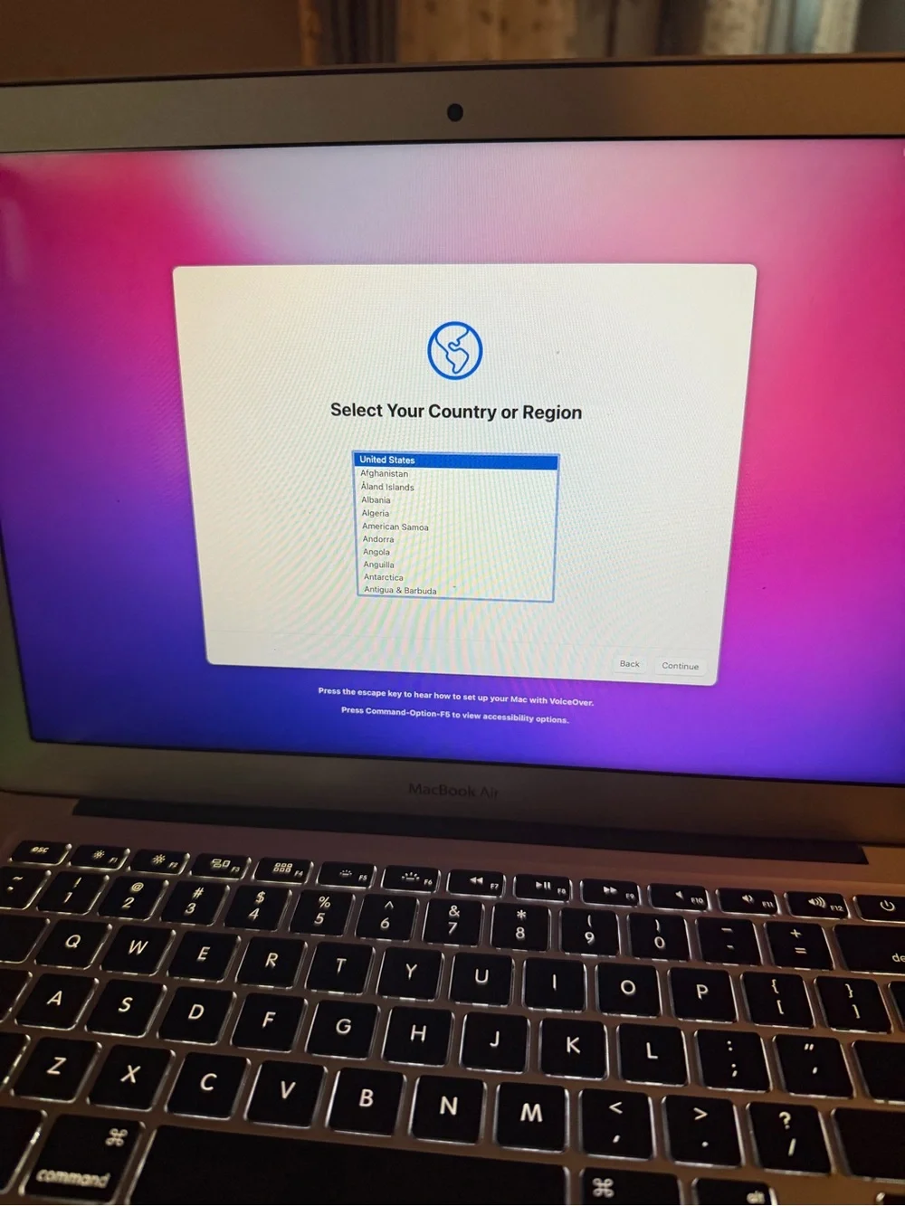 Apple MacBook Air - Silver and Black